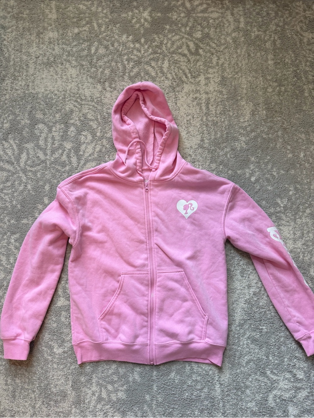 Barbie Zip-Up Hoodie for Kids- size small